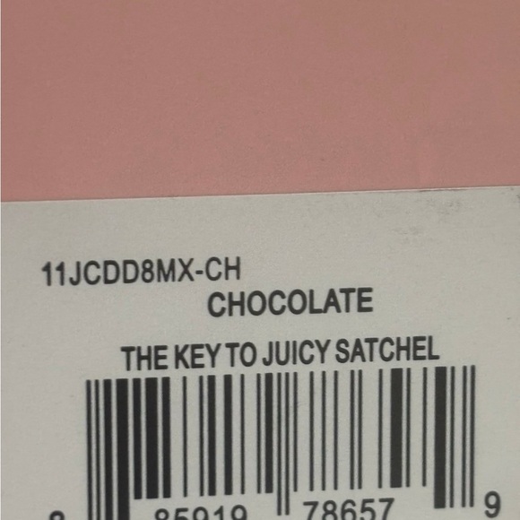 Juicy Couture- Chocolate on Chocolate The Key To Juicy Satchel - Picture 4 of 6